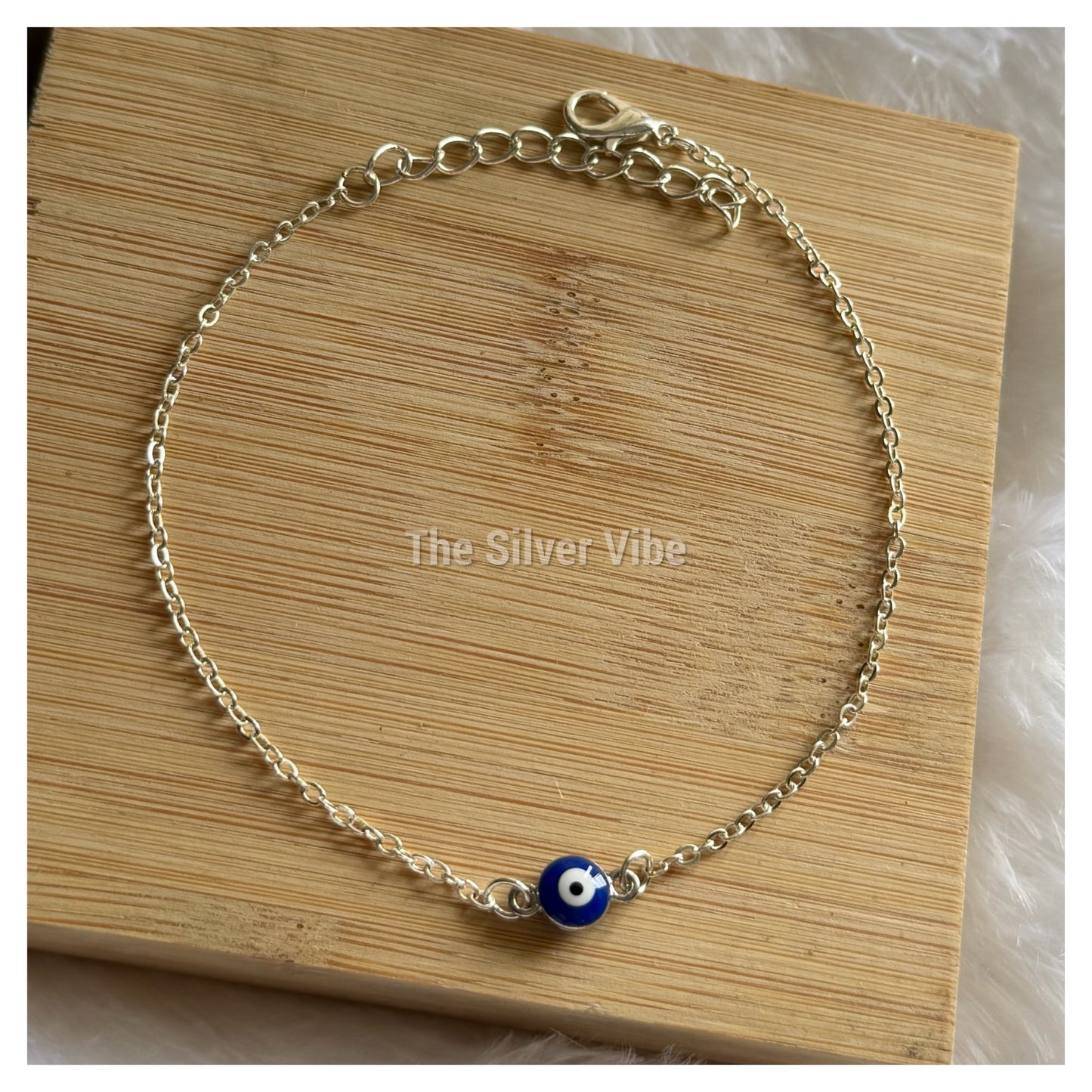 Evil eye anklet