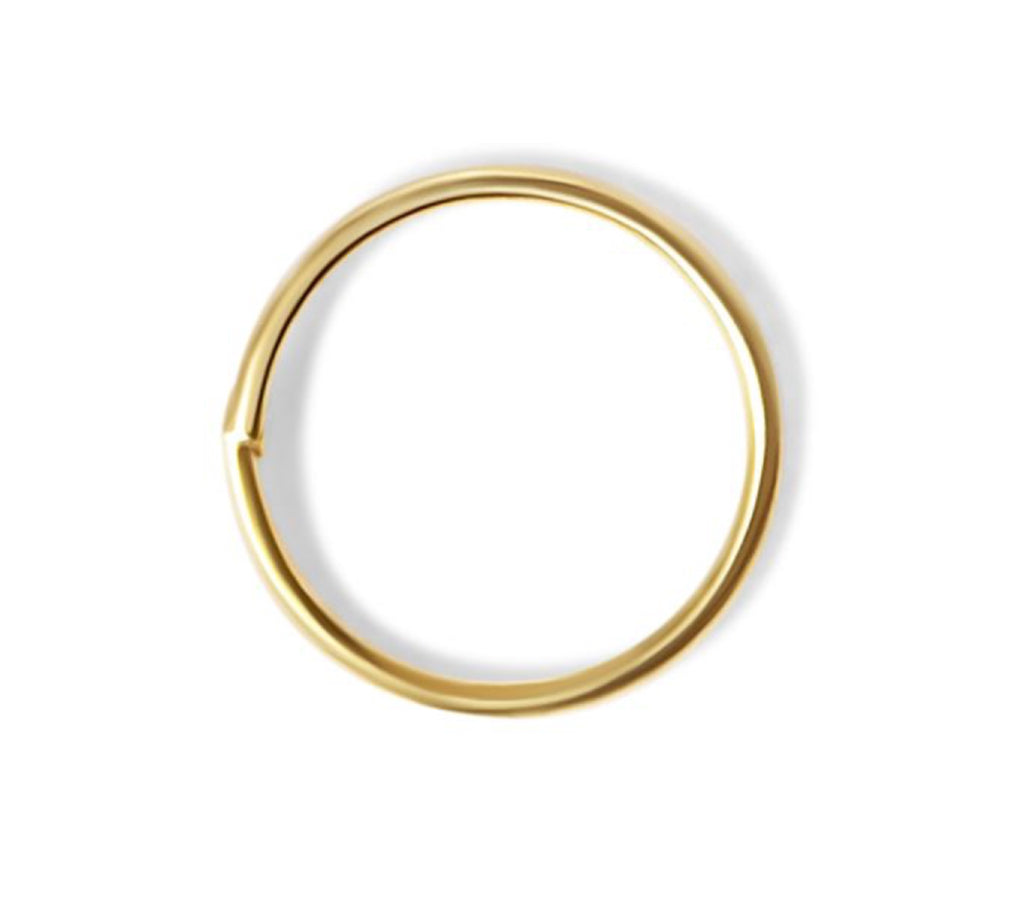 Pack of 2 gold plain stainless steel ring (long lasting)