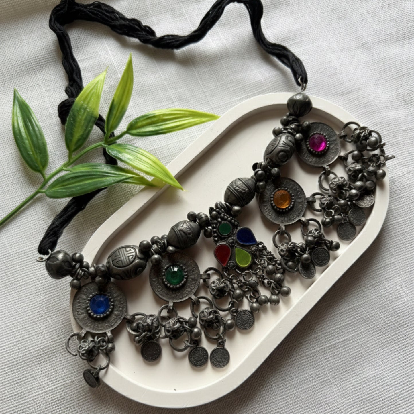 Chunky Afghan choker