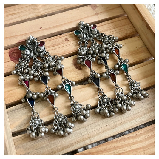 Afghani long earrings TSV884