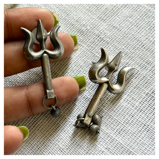 Trishul black polish earrings TSV1908