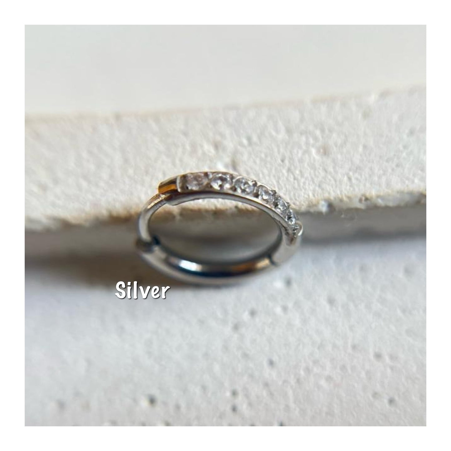 Multi stoned Stainless steel Nose ring | 18K Gold plated | Non Tarnish | Pre - booking