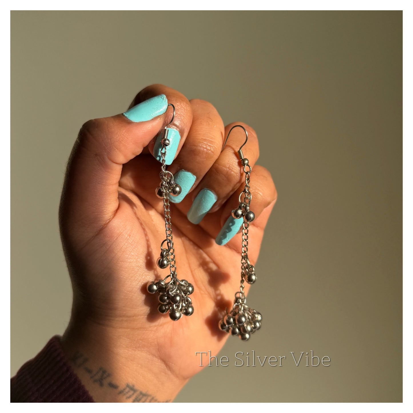 Silver Long Hangings 
TSV1045