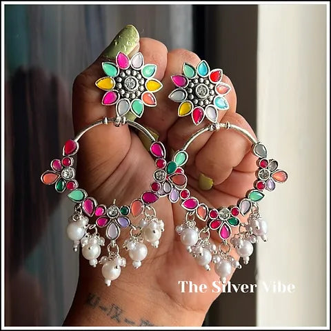 Floral earrings TSV401