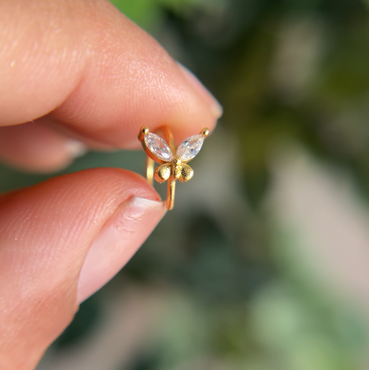 Glowbound Nosering -Antitarnish size adjustable ring