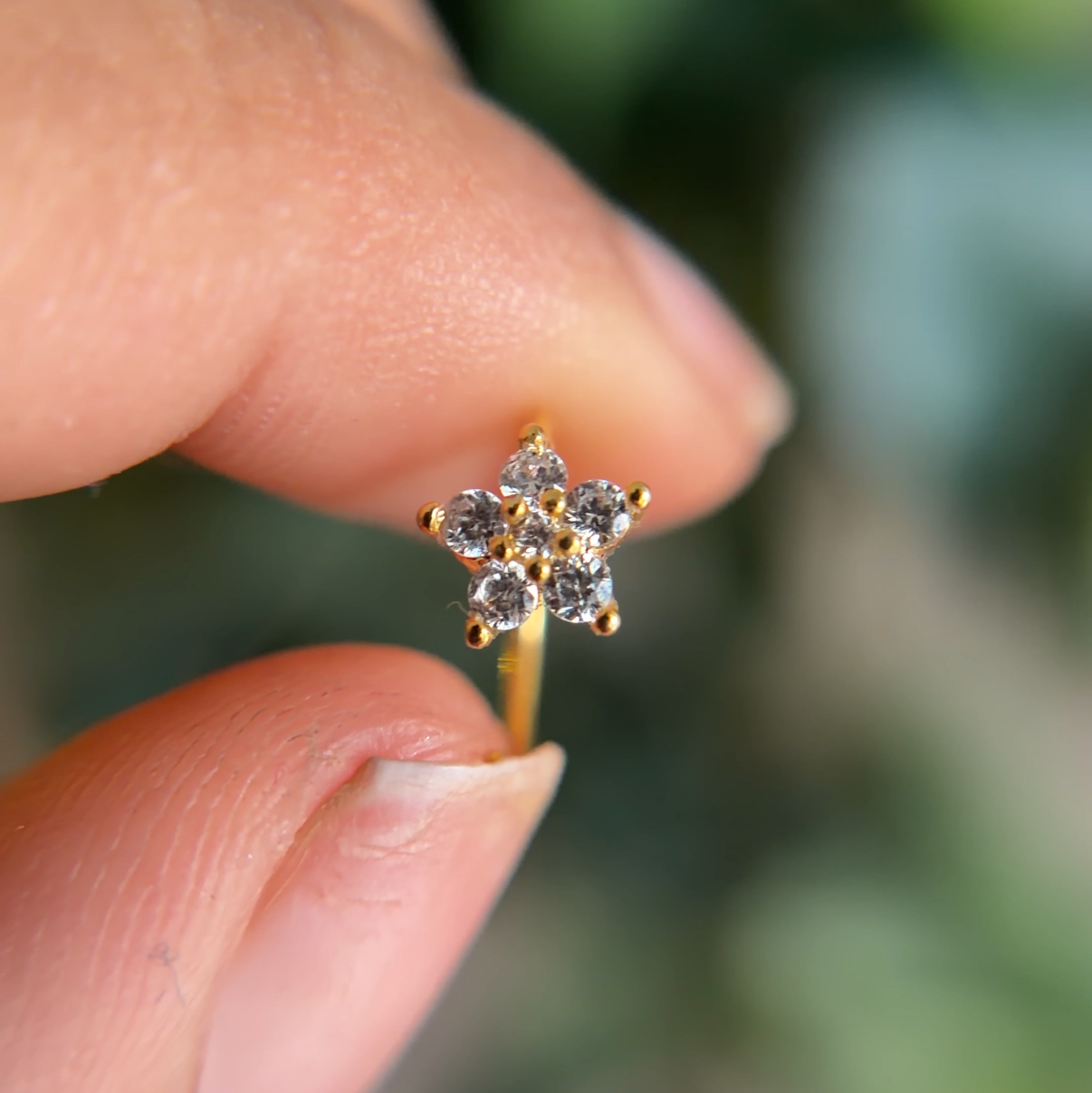 Glowbound Nosering -Antitarnish size adjustable ring