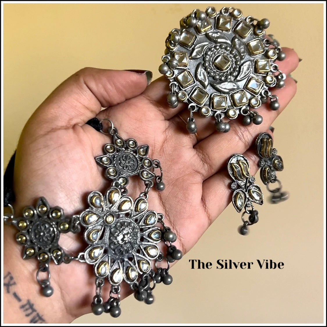 Combo 1 choker set plus ring TSV869