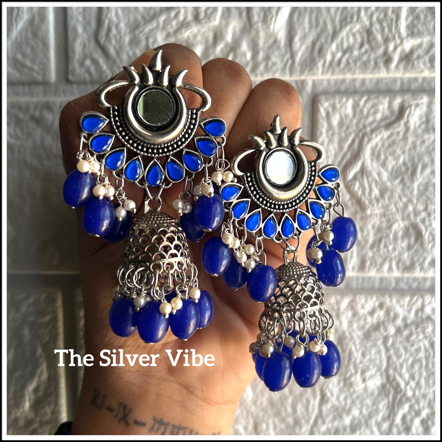 Royal blue jumka TSV015