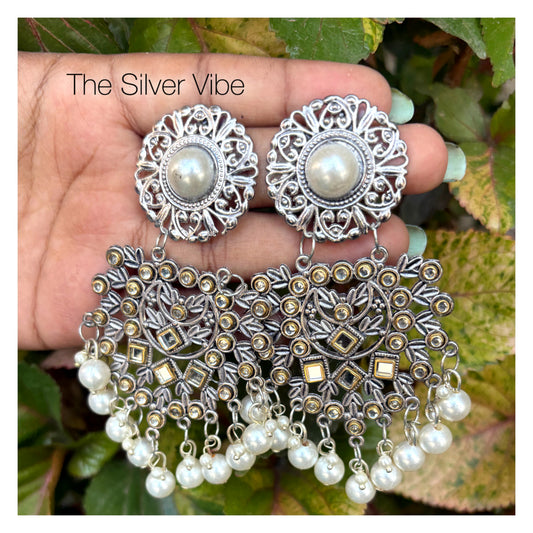 Pearl Floral Chandbalis TSV623