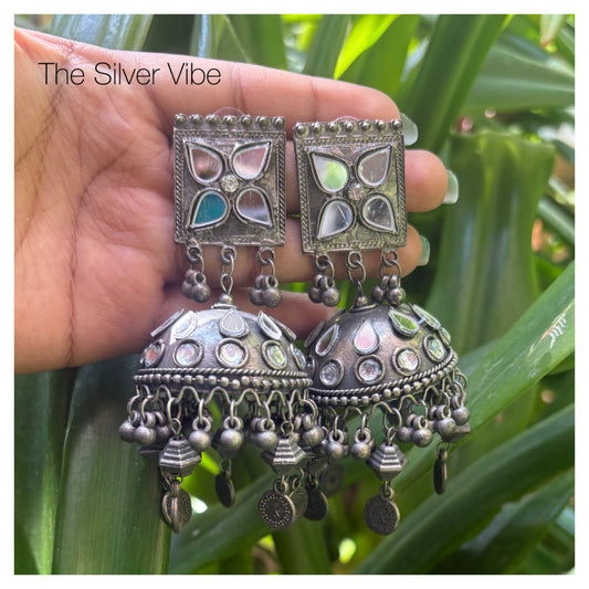 Mirror Dome Jhumka TSV996
