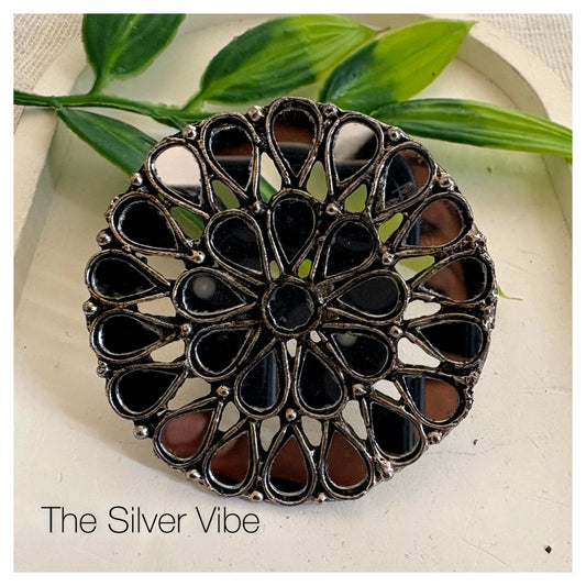 Mirror Mandala Statement Ring TSV207