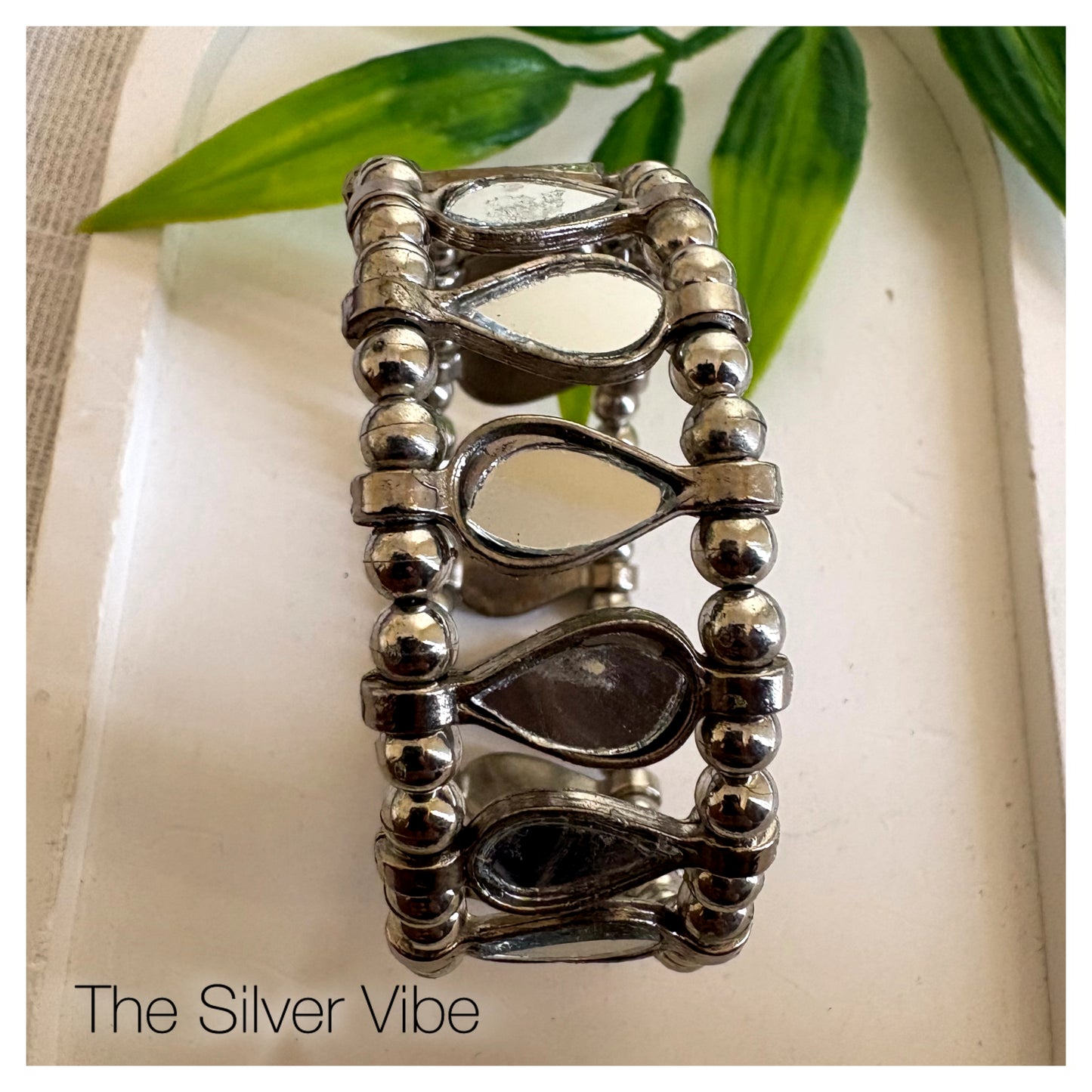 Noor Mirror Oxidised Bracelet TSV712